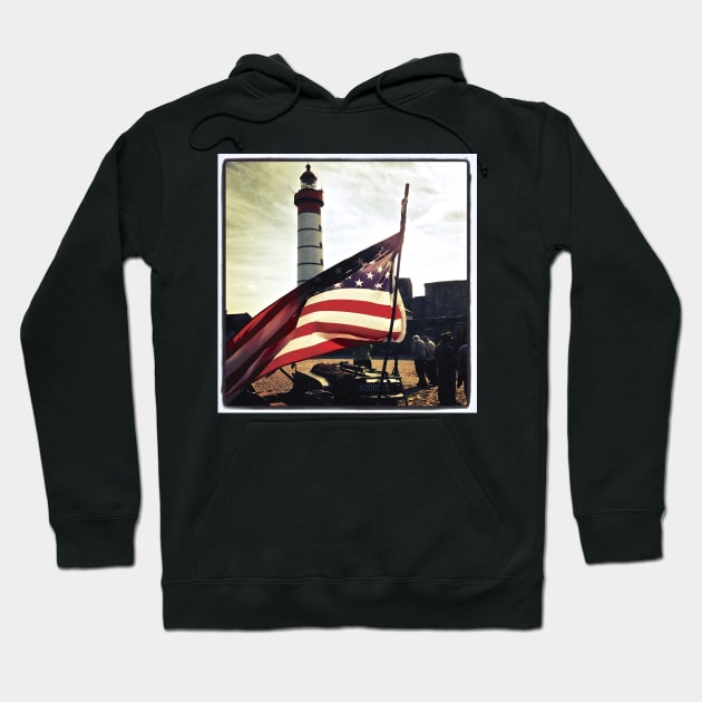 American flag. Hoodie by rollier